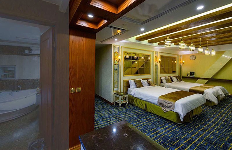 اتاق دو تخته هتل رز درویشی مشهد