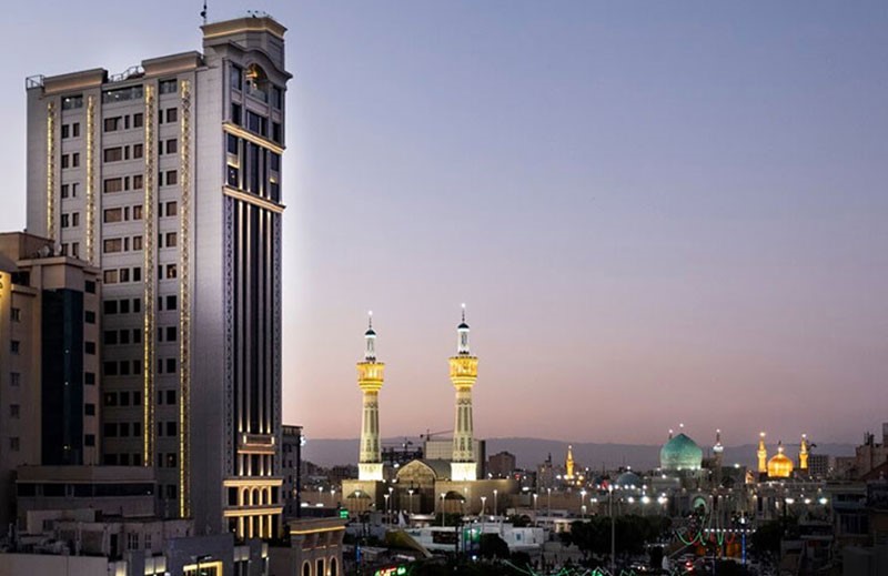 نمای خارجی هتل رز درویشی مشهد 